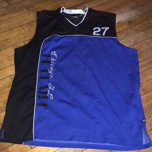 Asphalt Men’s Blue and Black Basketball Jersey‎ - 27
